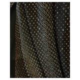 LL - Alex Evenings Sequined Wrap Top - Size L