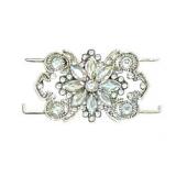 LL - Purple Evening Dress with Crystal Belt