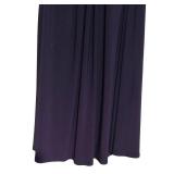 LL - Purple Evening Dress with Crystal Belt