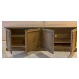 Vintage Console Cabinet - Four-Door