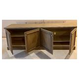 Vintage Console Cabinet - Four-Door