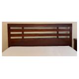 Bed Frame with Avenue Nightstand - Casual Cherry Finish