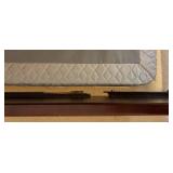 Bed Frame with Avenue Nightstand - Casual Cherry Finish