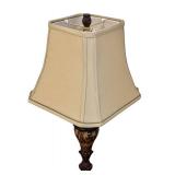 Antique-Style Table Lamp - Ornate Cast Metal Base