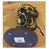 Pair of Antique Style Brass Ballet Dancer Figurines