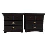Pair of Palliser 3 -Drawer Nightstands