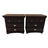 Pair of Palliser 3 -Drawer Nightstands