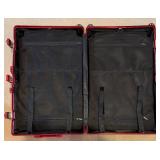 Red 2-Piece Hard Shell Luggage Set - Spinner Wheels
