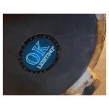 OK Lighting Ivory Ribbed Urn & Compote Set - Silver Tone with Gold Interior