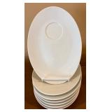 OLA Spain Tableware including 24 Oval Breakfast Saucers and 18 Mugs