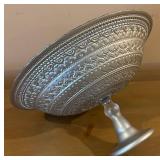 Turkish Iznik-Style Ceramic Pedestal Bowl