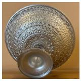 Turkish Iznik-Style Ceramic Pedestal Bowl