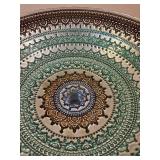 Turkish Iznik-Style Ceramic Pedestal Bowl