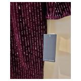Julia Jordan Sequin Cocktail Dress - Size 14 - Plum