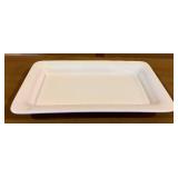 CerArt Made in Italy White Ceramic Platter Set - 4 Pieces