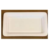 CerArt Made in Italy White Ceramic Platter Set - 4 Pieces