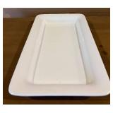 CerArt Made in Italy White Ceramic Platter Set - 4 Pieces