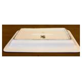 CerArt Made in Italy White Ceramic Platter Set - 4 Pieces