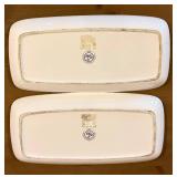 CerArt Made in Italy White Ceramic Platter Set - 4 Pieces