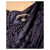 Sharagano Navy Lace Dress - Size 14 - New With Tags