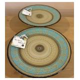 The Art of Tabletop Turquoise & Gold Cake Stand - Turkish Handmade
