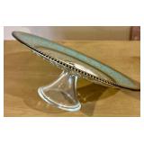 The Art of Tabletop Turquoise & Gold Cake Stand - Turkish Handmade
