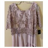 Le Bos 26722 Rose Long Dress - Size 16