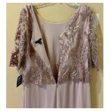 Le Bos 26722 Rose Long Dress - Size 16