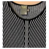 Taylor Sweater Dress - Black & White Knit, Size M