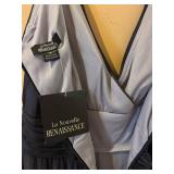 La Nouvelle Renaissance Dress, Size 16, Navy Beaded Waist