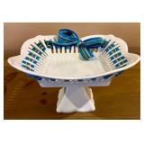 Godinger Antique Reflections Dessert Stand Pair - 10-Inch Square, 5.5-Inch Tall