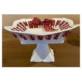 Godinger Antique Reflections Dessert Stand Pair - 10-Inch Square, 5.5-Inch Tall