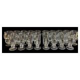 Glass Tea Glasses (Lot of 18)