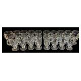 Glass Tea Glasses (Lot of 18)