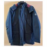 Brooks Brothers Winter Jacket XL - Navy Blue Parka With Hood