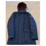 Brooks Brothers Winter Jacket XL - Navy Blue Parka With Hood