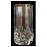 Crystal Glass Tumblers 16oz Goblets 6in Tall (Lot of 19)