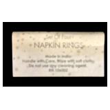 Two-Tier Heart-Top Dessert Stand - Nicole Miller Home Napkin Ring Box (4 Hearts) - Glass Condiment Stand