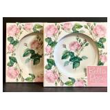 Creative Tops Bella Rose Porcelain Side Plates - Set of 4, Boxed (2 Sets)