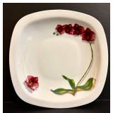 Zarin Iran 8x8 Floral Plates (Lot of 6)