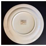 Vintage Air Flow by Stetson China - 4 Plates & 5 Saucers, 6 in Dia Floral Bouquet