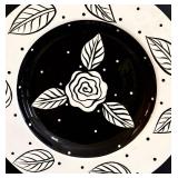 Certified International Dana Simpson Rose Plate 19 Inch Diameter - Decorative Platter