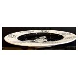 Certified International Dana Simpson Rose Plate 19 Inch Diameter - Decorative Platter