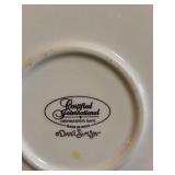 Certified International Dana Simpson Rose Plate 19 Inch Diameter - Decorative Platter