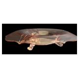 Vintage Lancaster Pink Depression Glass Footed Bowl, Two Mikasa Crystal Pink Rosella Candy/Relish Dishes
