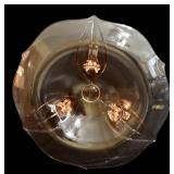 Vintage Lancaster Pink Depression Glass Footed Bowl, Two Mikasa Crystal Pink Rosella Candy/Relish Dishes