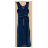 Alex Evenings Petite 16P Two-Piece Lace Evening Dress with Scarf