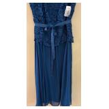 Alex Evenings Petite 16P Two-Piece Lace Evening Dress with Scarf
