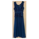 Alex Evenings Petite 16P Two-Piece Lace Evening Dress with Scarf