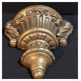 Mantel Corbel Bracket - Antique Style Gilded Bronze Acanthus Leaves